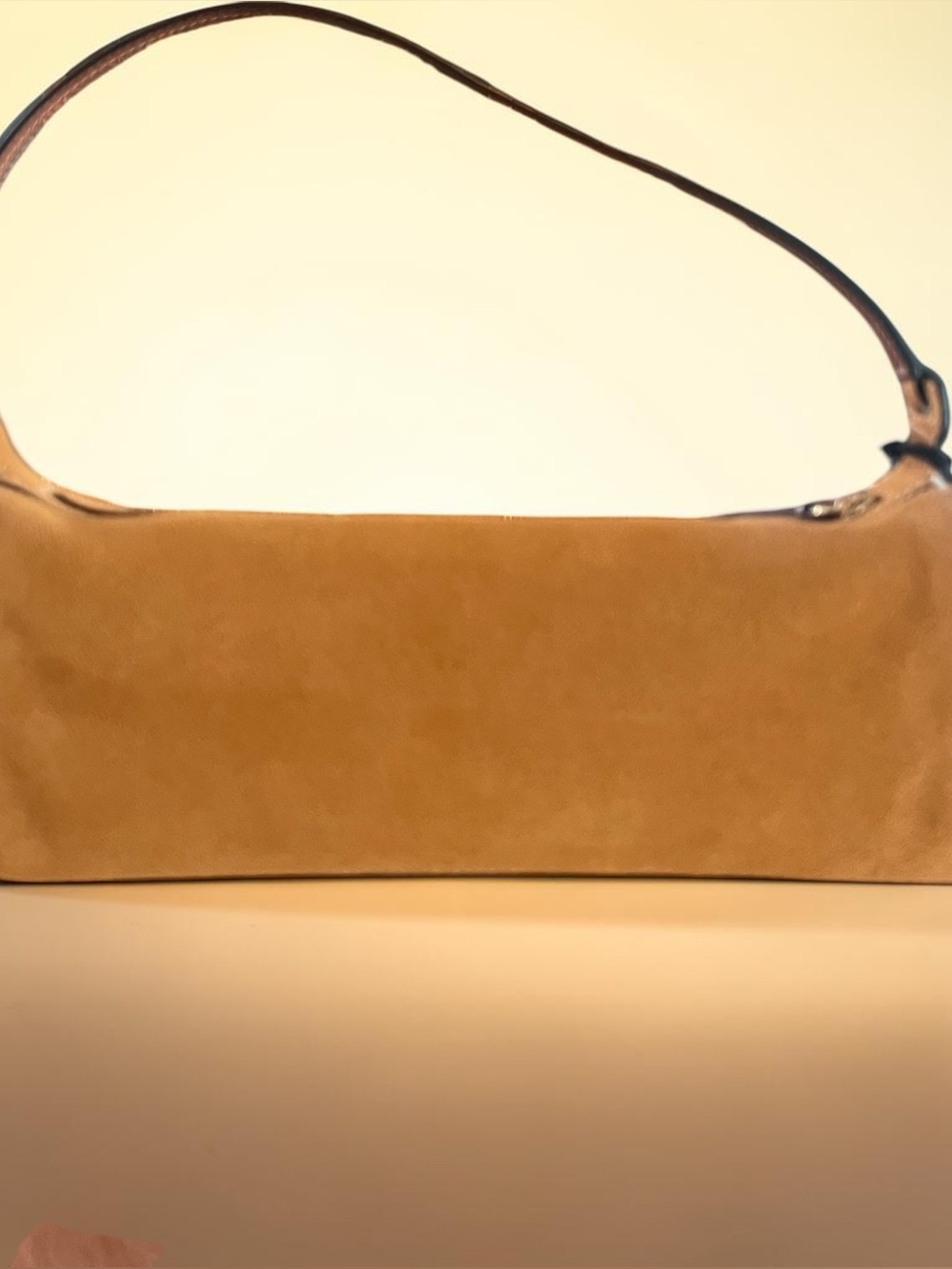 STAUD Mini Taru Bag Camel Suede Leather Shoulder Bag NWT w/ Dust Bag